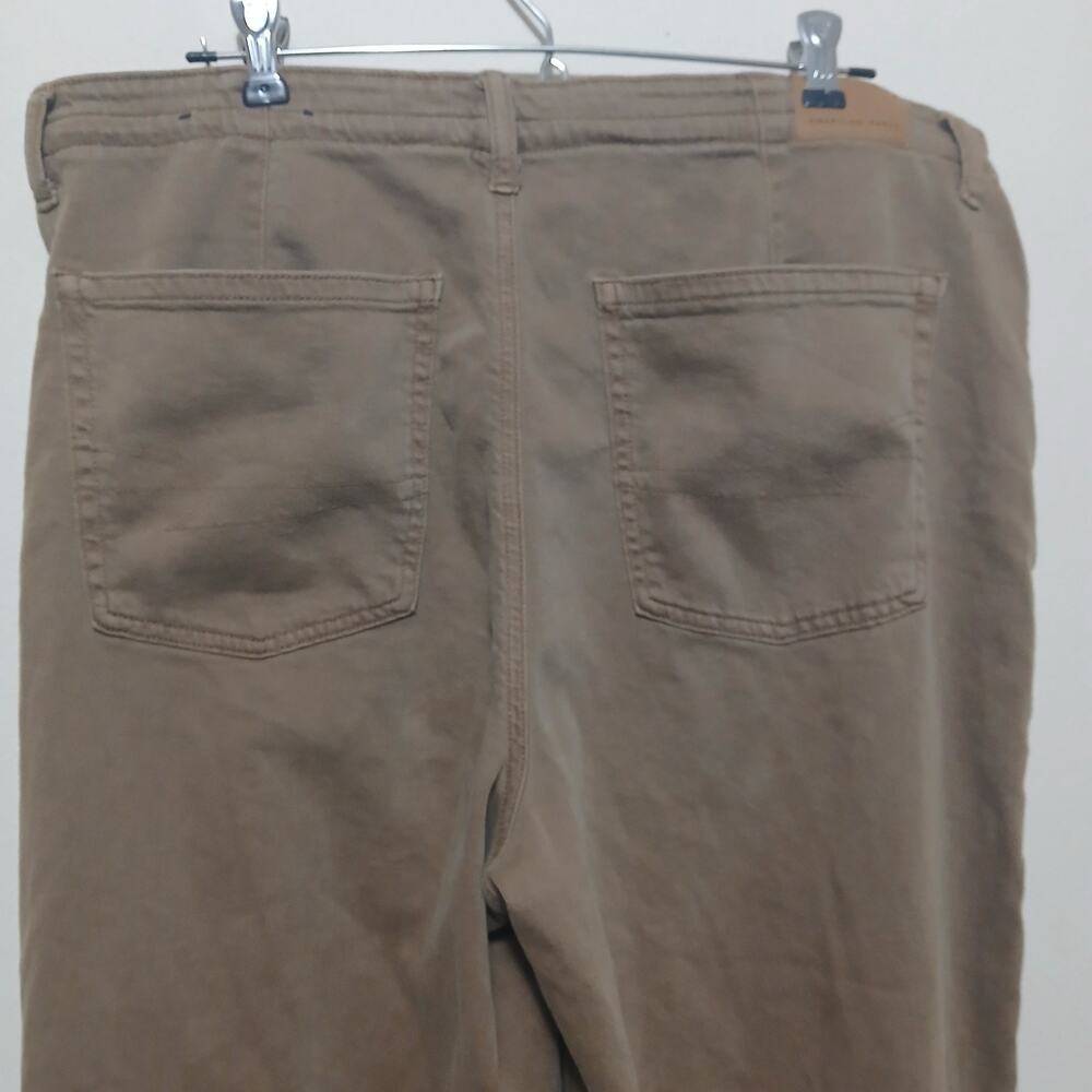 American Eagle Dreamy Drape Low Rise Ultra Wide Leg Jeans Iced Mocha Size 14 - Picture 5 of 8